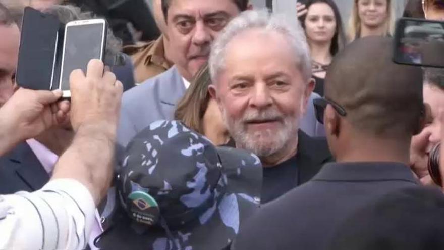 Lula da Silva sale de prisión