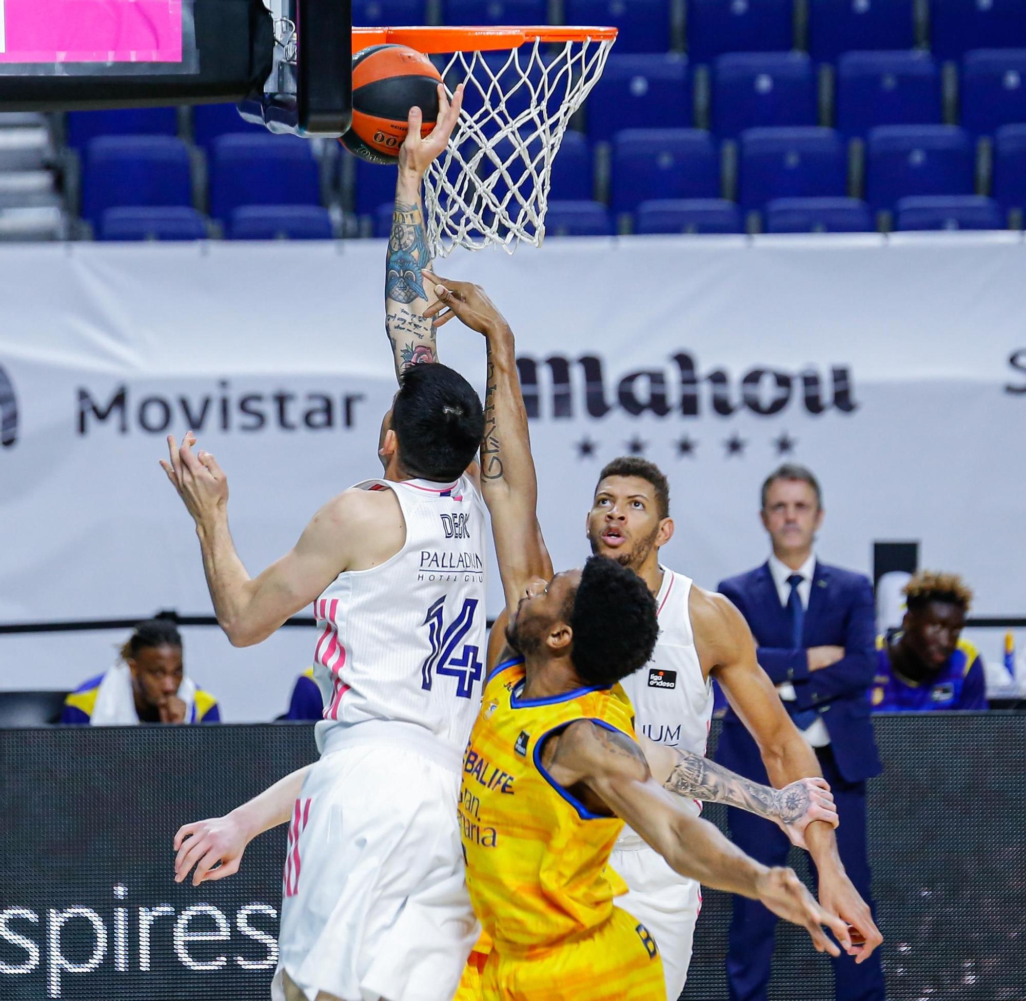 Partido entre el Real Madrid y el Granca