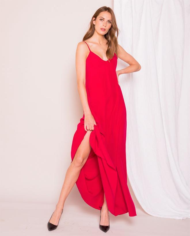 Vestido rojo de invitada, de S. by slowlove