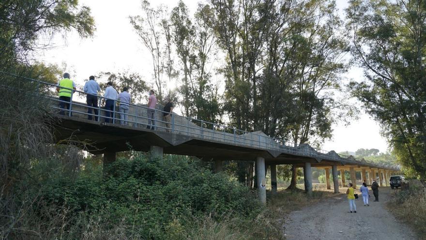 Visitas a las obras en el  río Pereilas