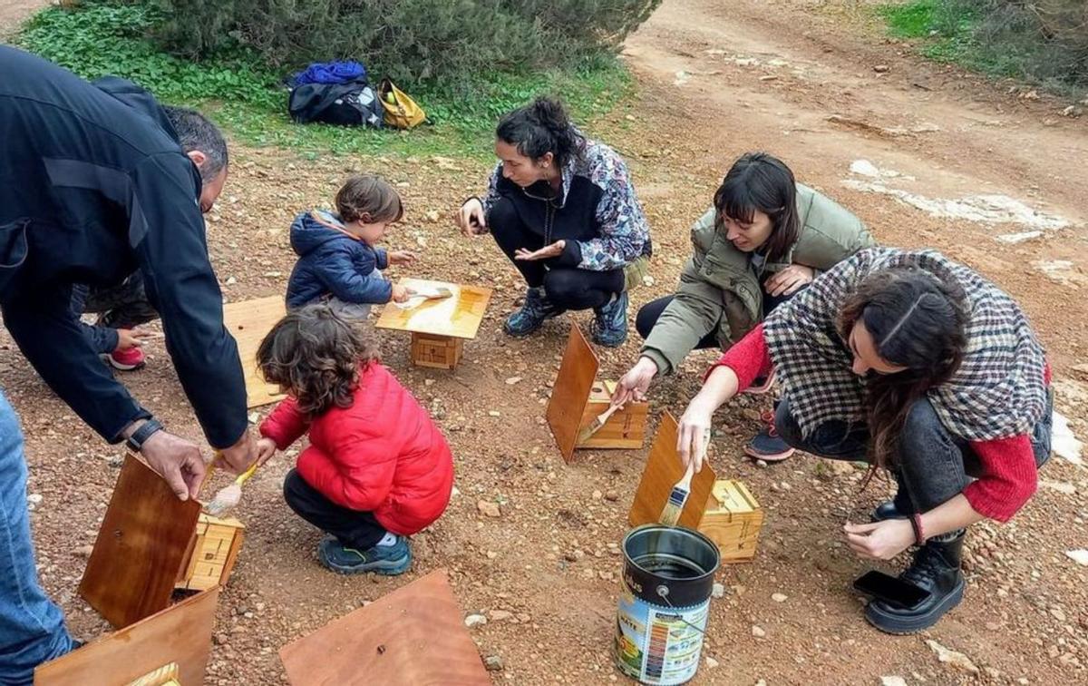 Voluntarios participan en la actividad. | CAIB