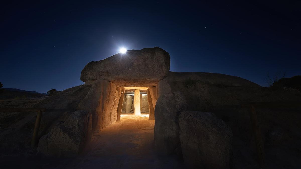 El domen de Menga, en Antequera.
