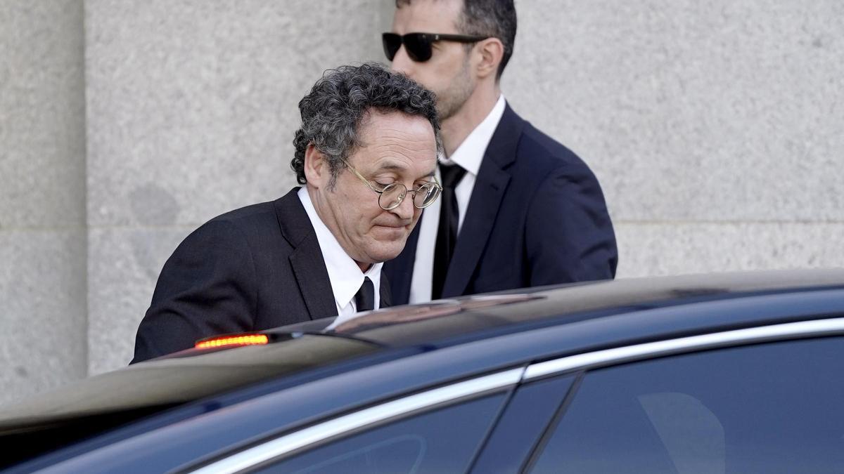 Álvaro García Ortiz, Fiscal General del Estado, sale del Tribunal Supremo.