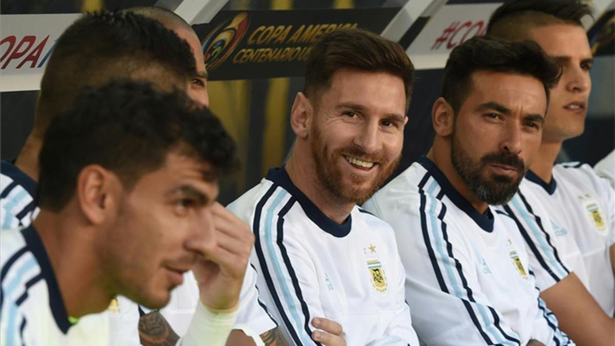 Messi no se pica con las críticas de Maradona