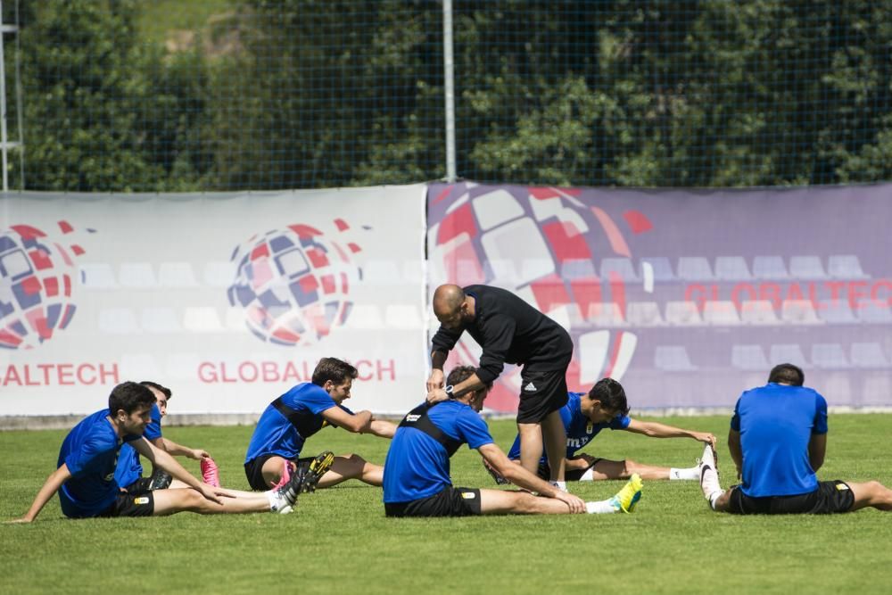 Entrenamiento del Real Oviedo