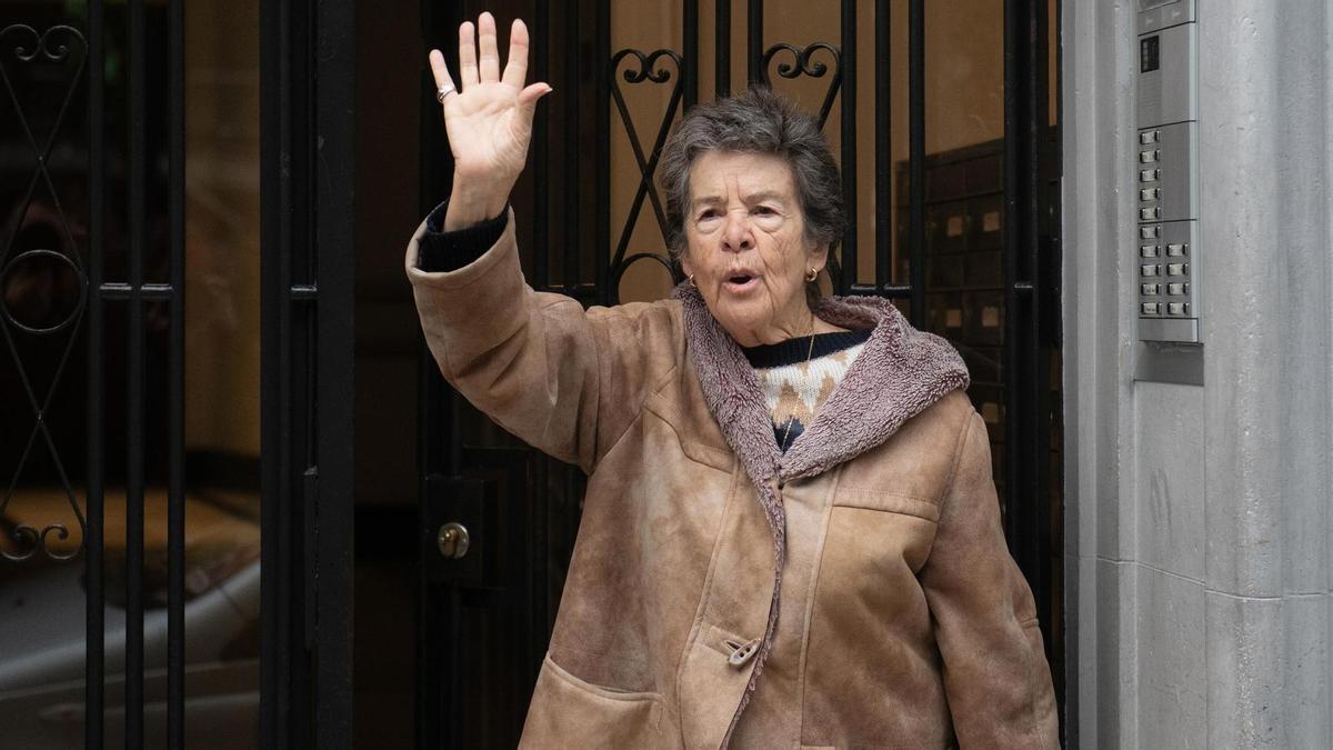 maricarmen, la mujer desahuciada en Madrid a sus 87 años.