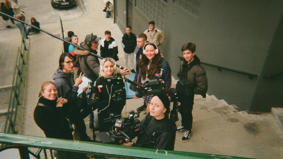 Proceso de grabación del corto 'Minifalda' de la anterior edición de CIMA10.