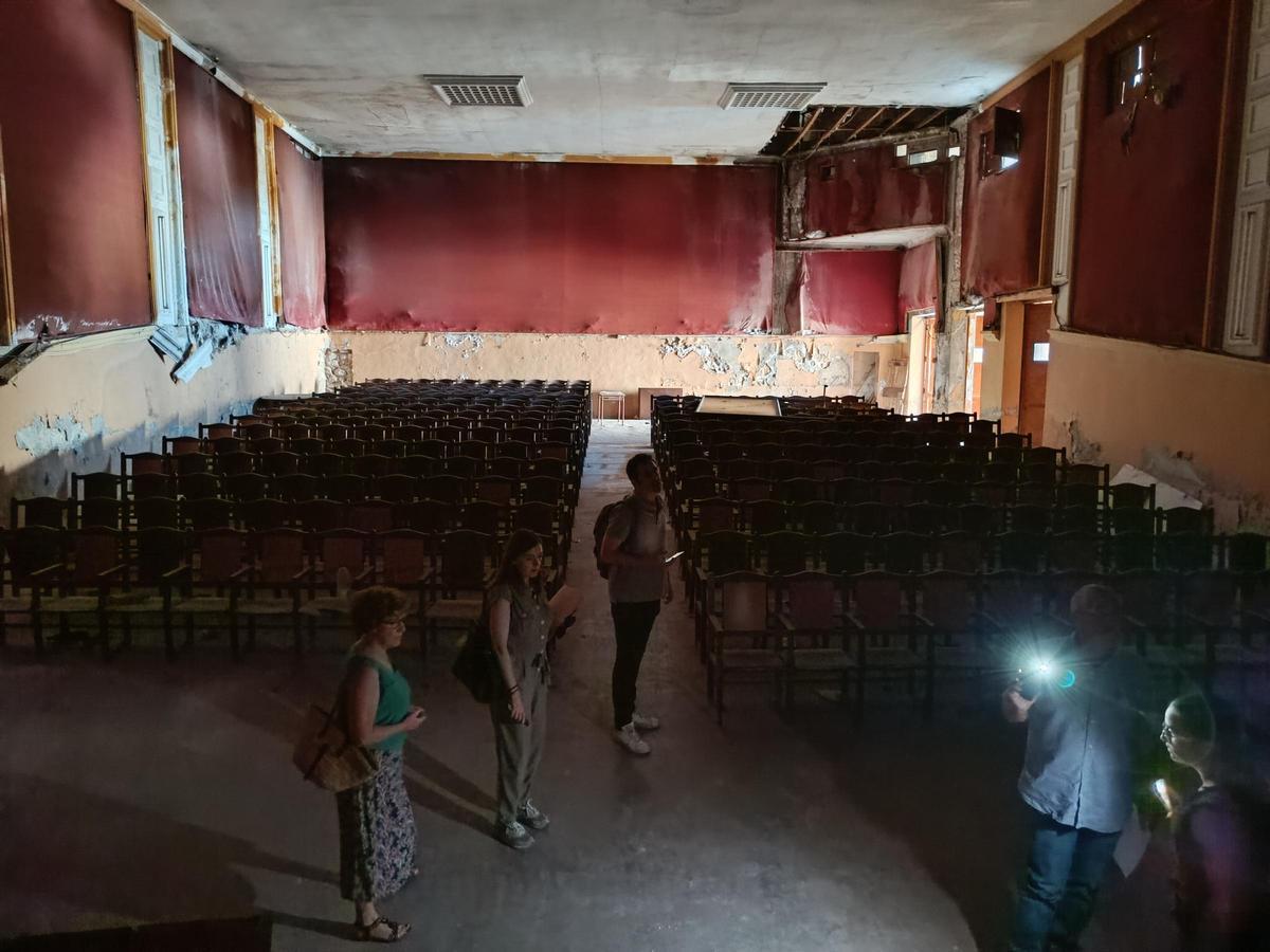 Aspecto actual del cine Cervantes de Ròtova