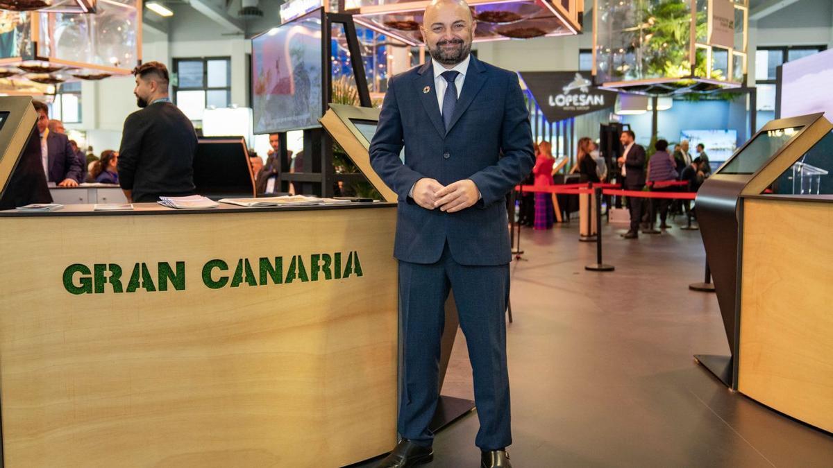 Carlos Álamo, consejero de Turismo de Gran Canaria.