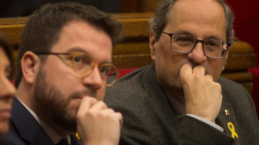 Torra veu una «gravíssima irresponsabilitat» avançar eleccions a Catalunya