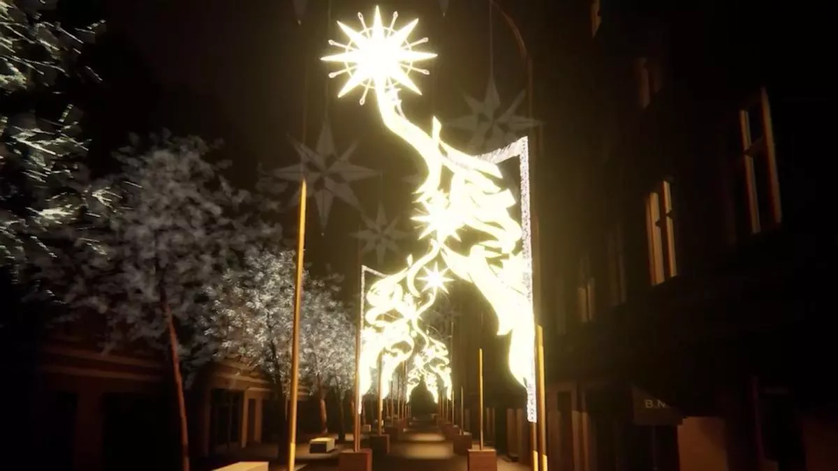 Vídeo | Mira cómo será la lluvia de estrellas que iluminará Córdoba estas Navidades
