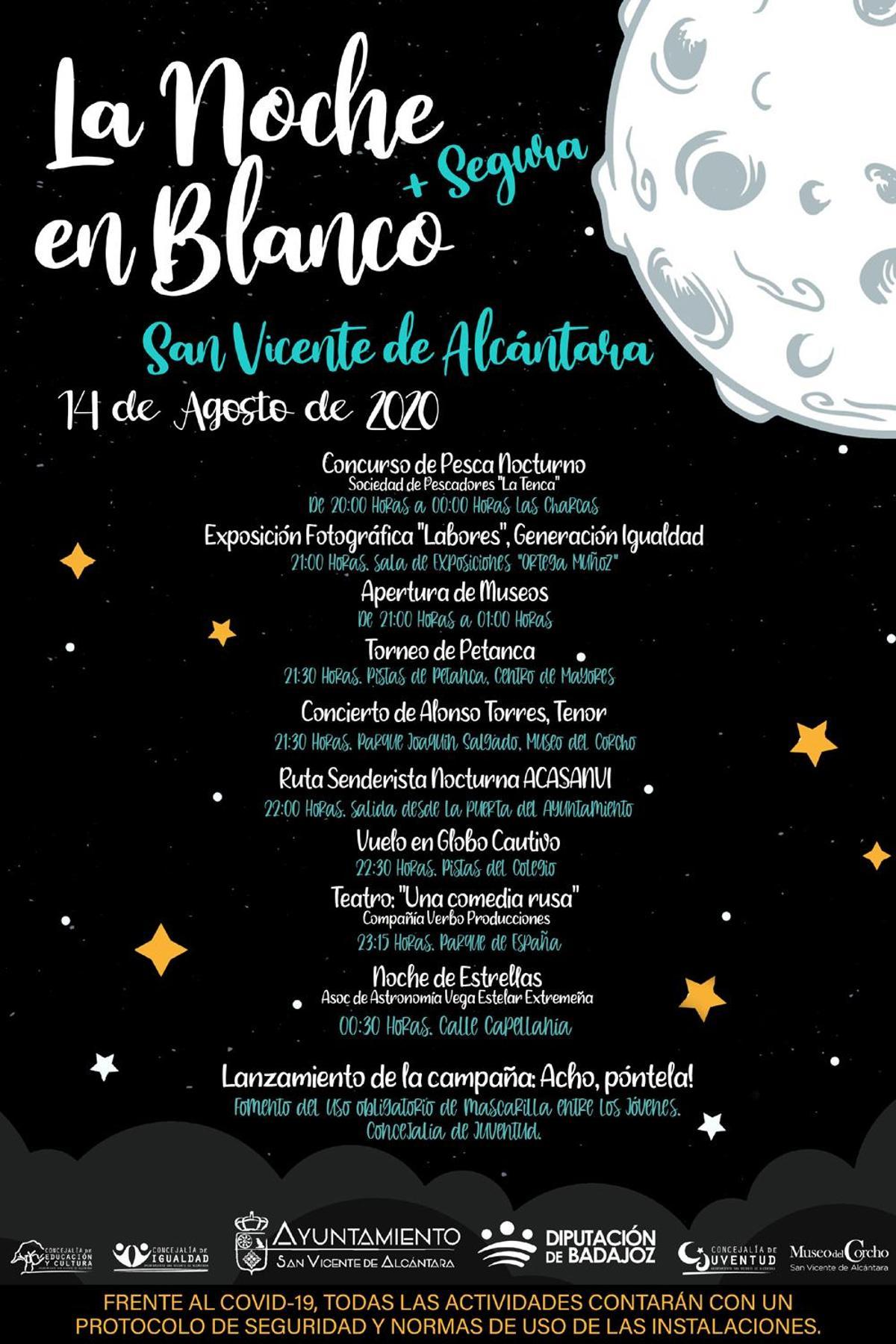 La Noche en Blanco y Músicos en Movimiento en San Vicente de Alcántara
