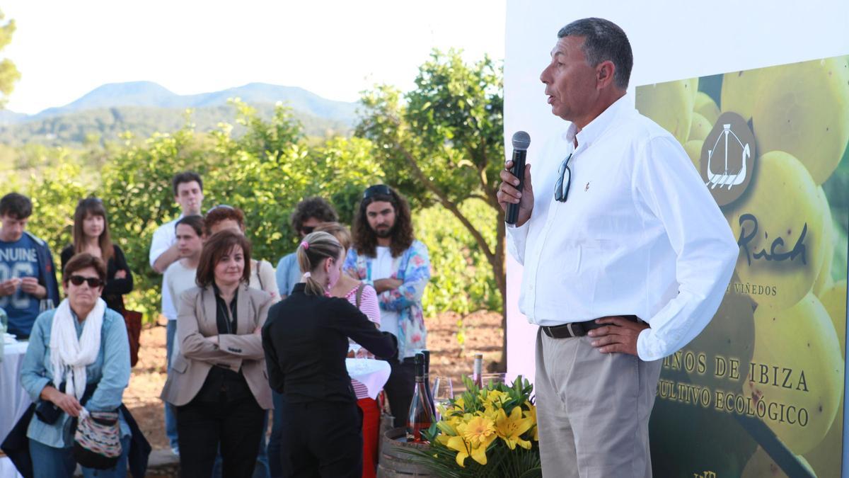 Juan Riera Villegas, en 2013 en un evento en Can Rich