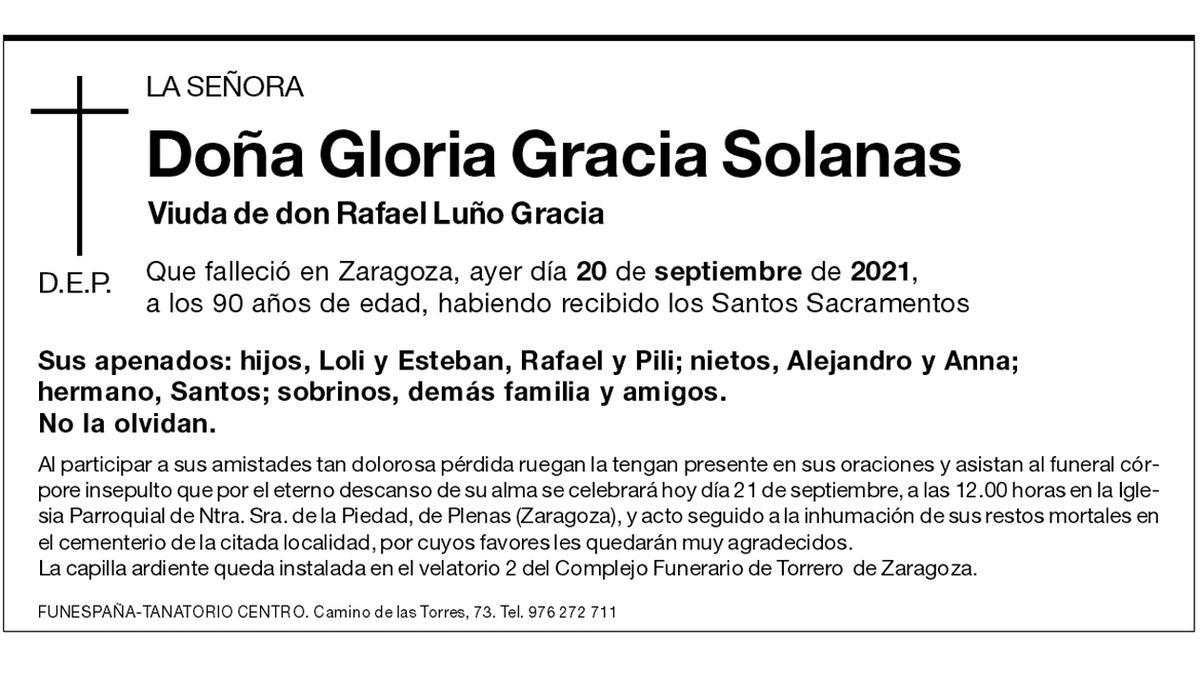 Gloria Gracia Solanas