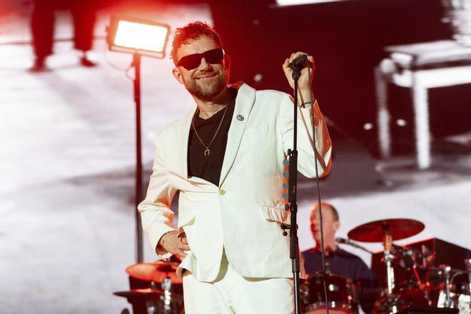 Damon Albarn, de Blur, durante un concierto en Coachella el pasado abril.