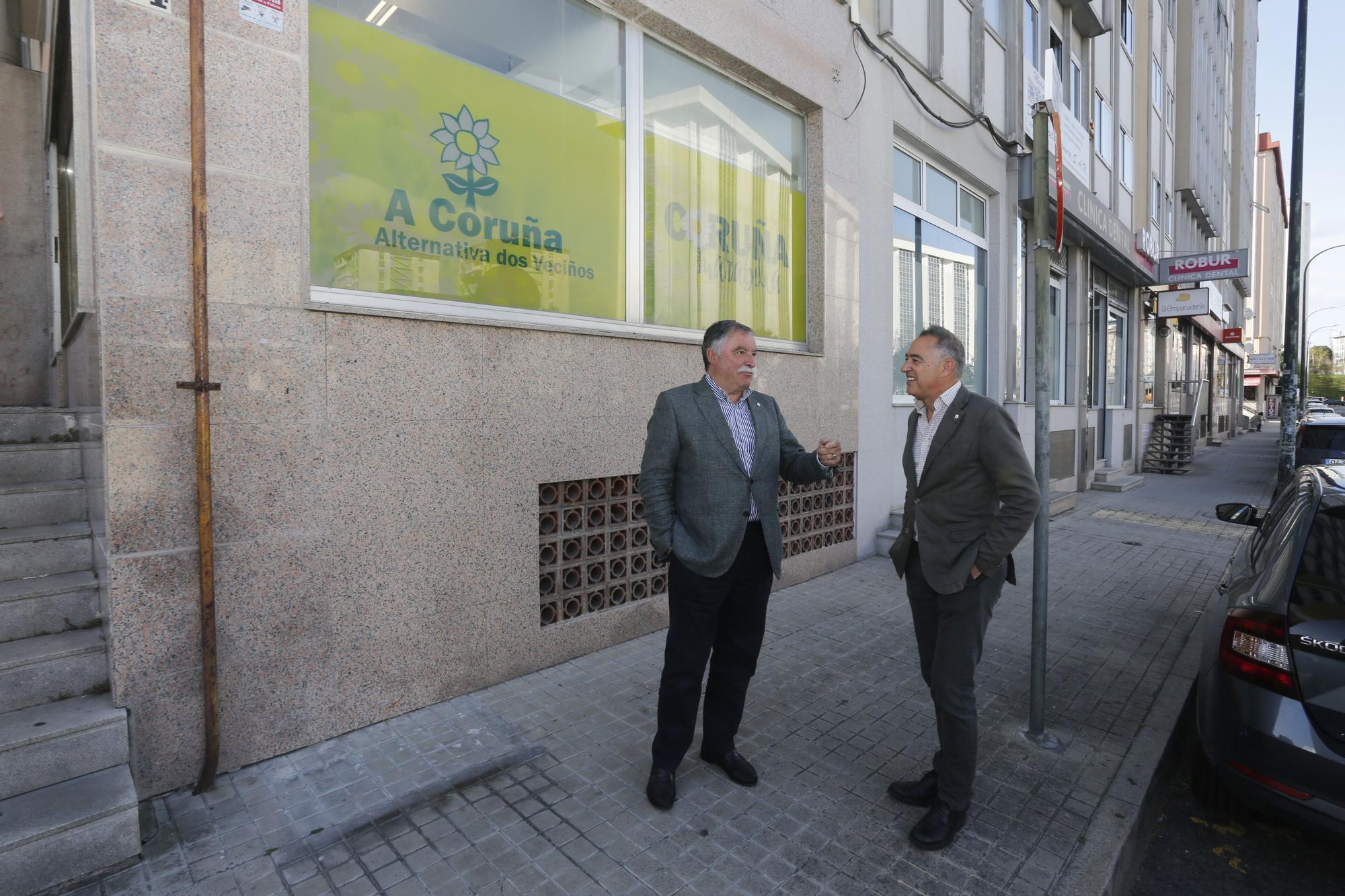 Alternativa dos Veciños inaugura su local en A Coruña