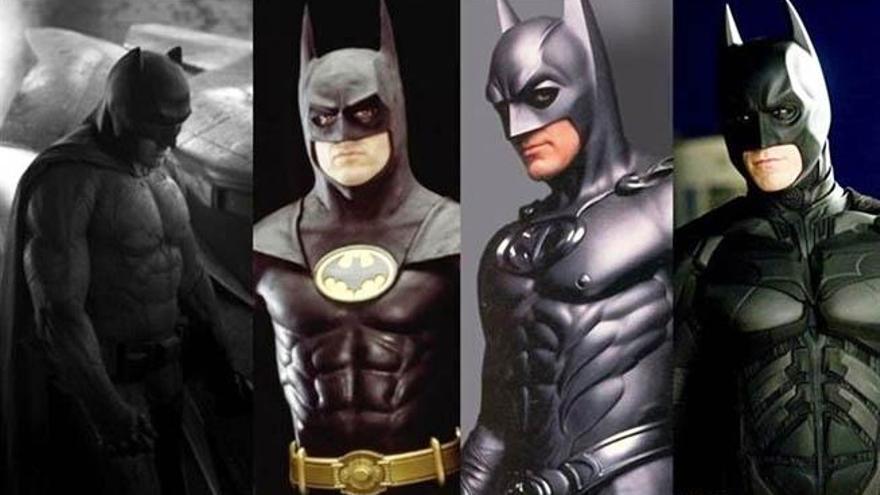 De Keaton a Affleck, la evolución del traje de 'Batman' en imágenes
