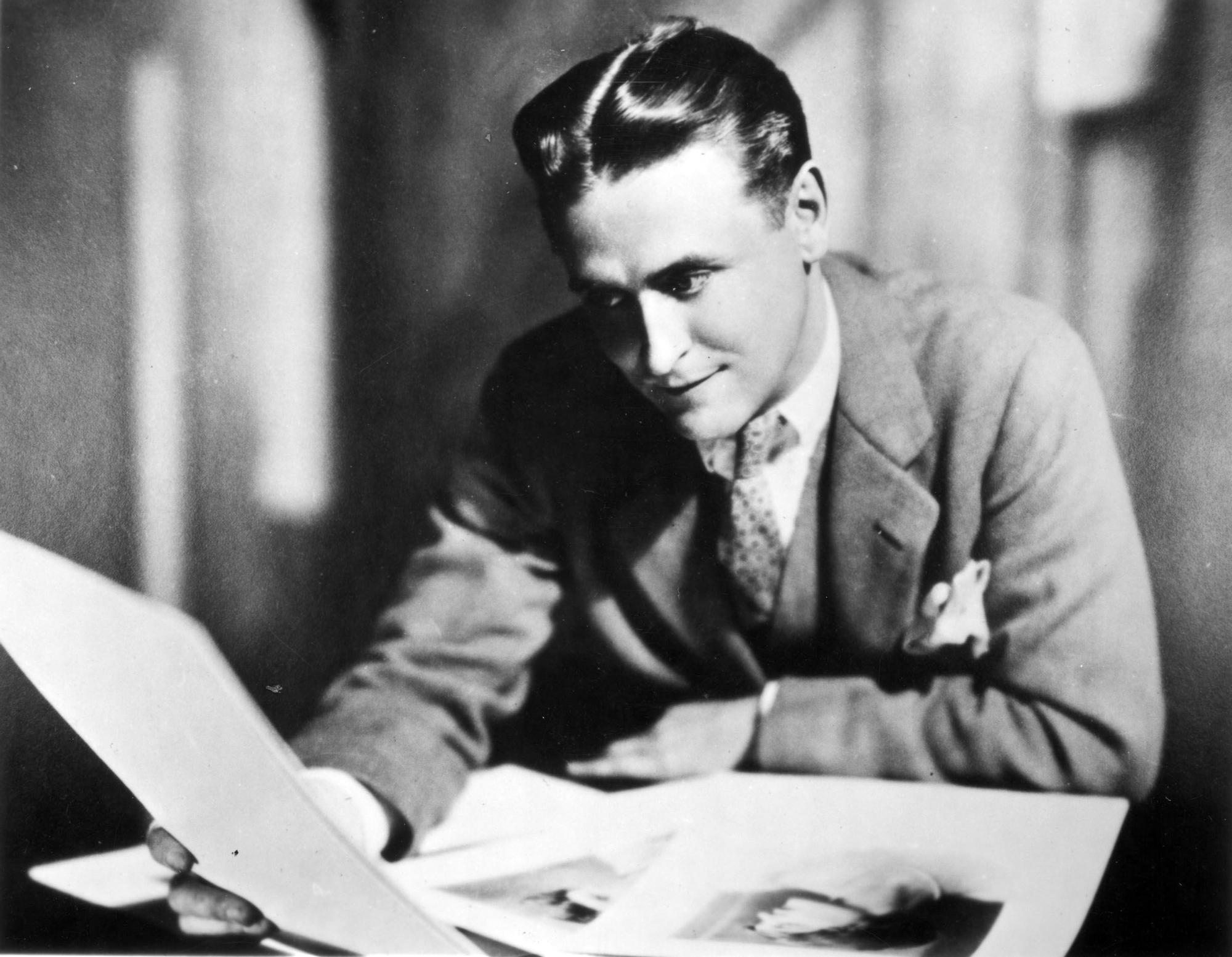 El escritor Francis Scott Fitzgerald