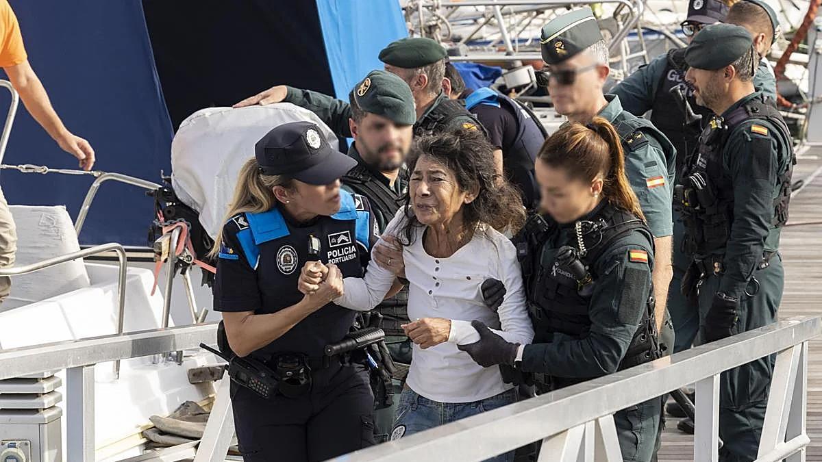 Desahucio de Margarita de su velero