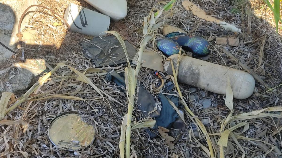 Alguns dels residus recollits a Llançà