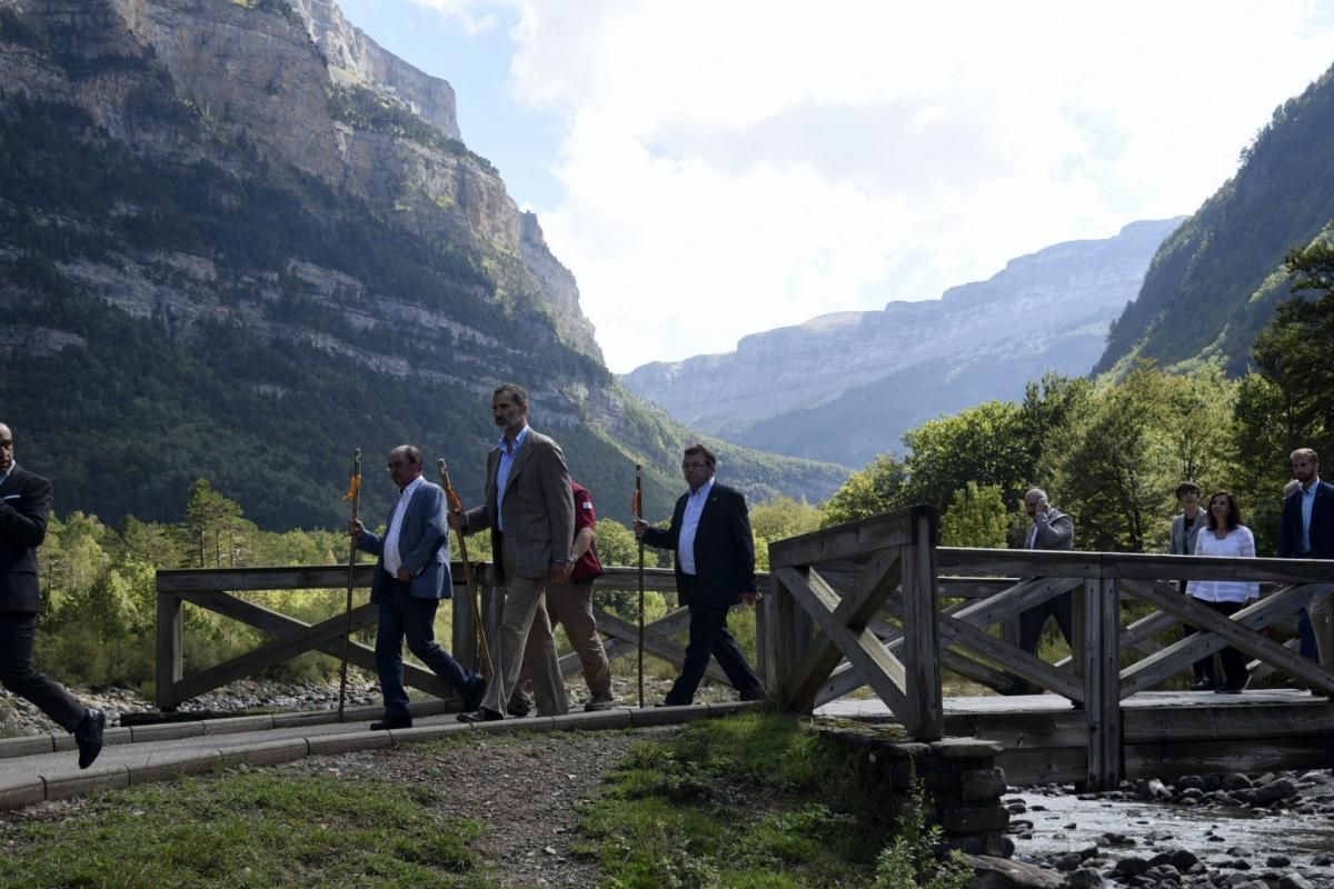 El Rey en el Centenario de Ordesa