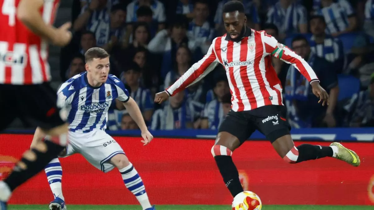 Iñaki Williams será el octavo jugador con 500 partidos en el Athletic