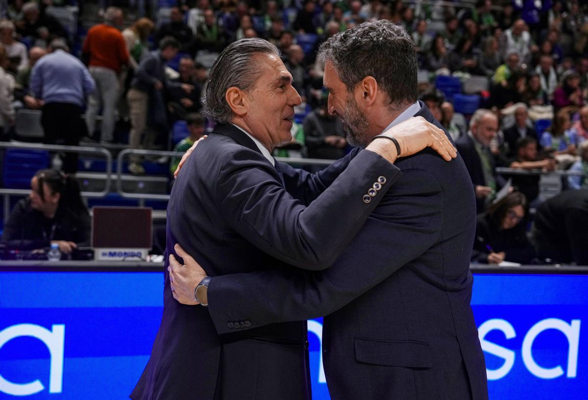 Partido disputado entre Unicaja y Real Madrid