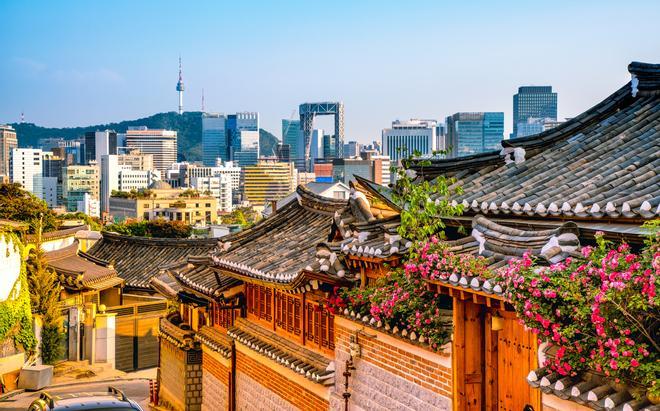 Seúl, contrate de tradición y modernidad en Corea del Sur.