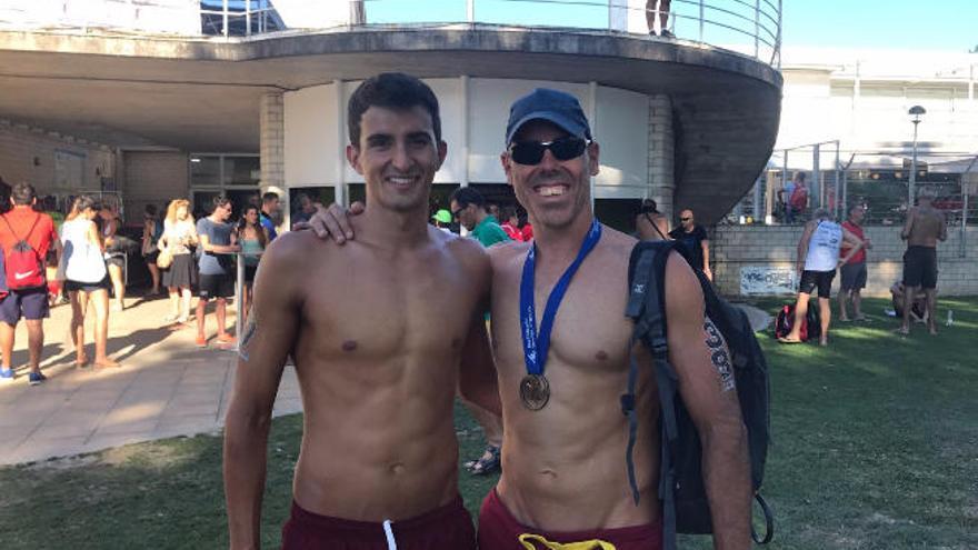 Medallas para Raúl Santiago y Fernando Marián en Aguas Abiertas