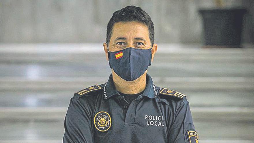 Fernando Aldave, intendente de la Policía Local.