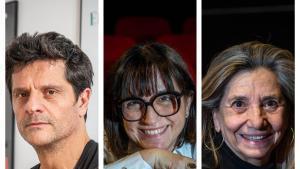 Los tres presidentes que ha tenido la Acadèmia del Cinema, que este domingo celebra los Premis Gaudí y su mayoría de edad: Joel Joan, Judith Colell (la actual presidente) e Isona Passola.