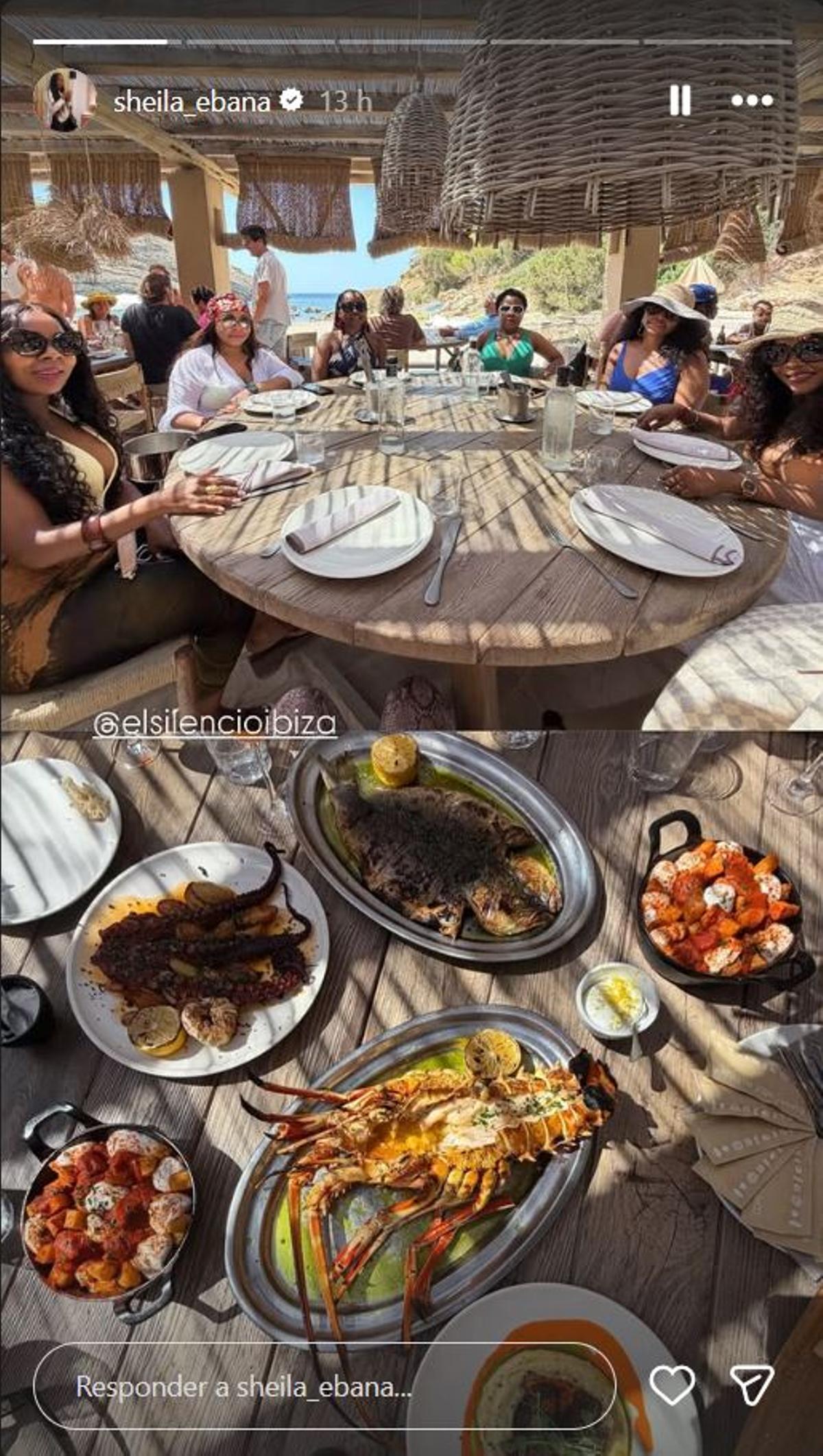 Comida en El Silencio Ibiza.