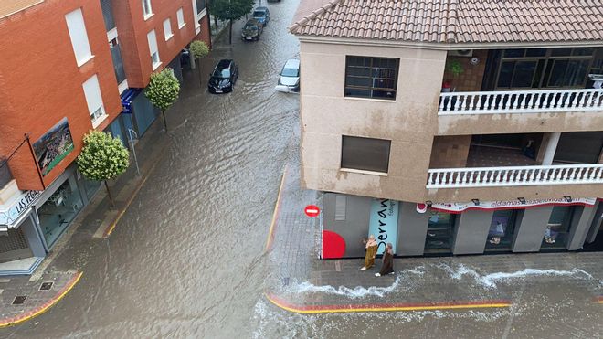 Granizada en Caravaca este jueves
