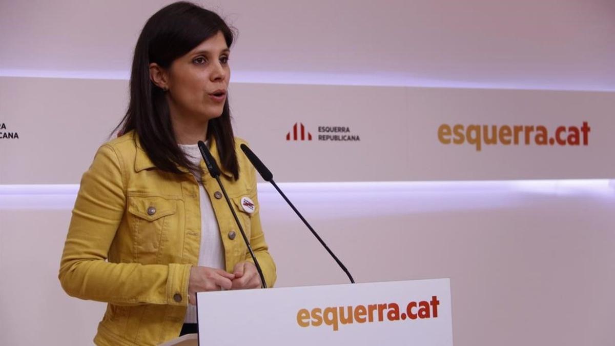 Marta Vilalta, portavoz de ERC.