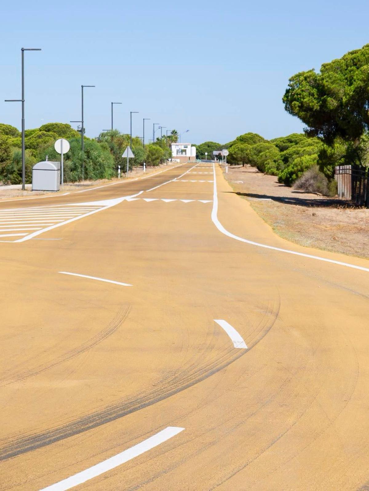 Acto de inauguración del mirador 'Puerta de Doñana'.