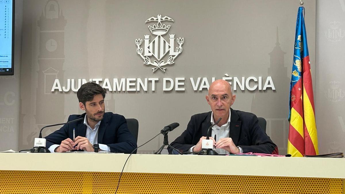 Los portavoces de PP y Vox en València