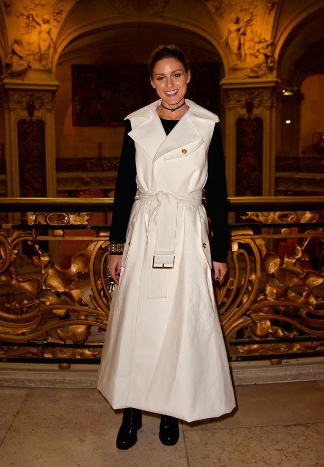 Look de Olivia Palermo en el desfile de Ralph & Russo