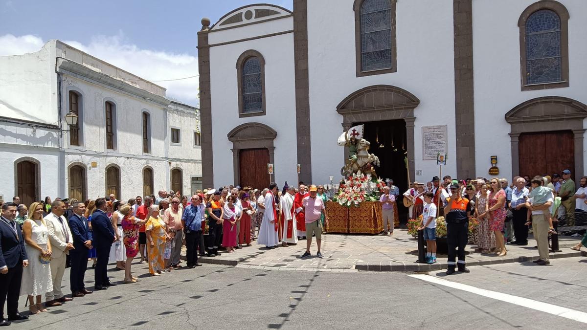 Procesión de Santiago Apóstol en Tunte