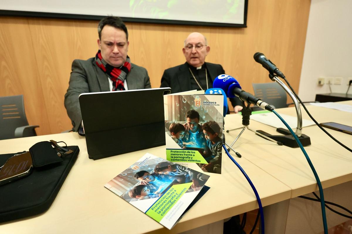 17/02/2026. Castellon. OBISPO PRESENTA UN DOCUMENTO PARA PROTEGER A LOS MENORES FRENTE A LA PORNOGRAFÍA Y LA VIOLENCIA A las 10.15 horas en la Casa Sacerdotal Familia de Nazaret (Plaza del Bisbe Pont i Gol, 3.