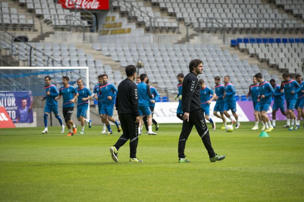 Entrenamiento del Real Oviedo