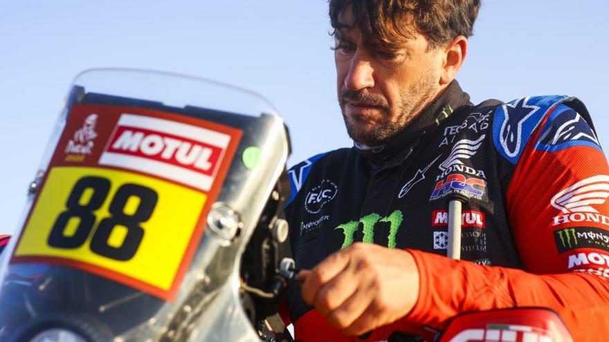 Joan Barreda, durante el reciente Rally Dakar 2022.