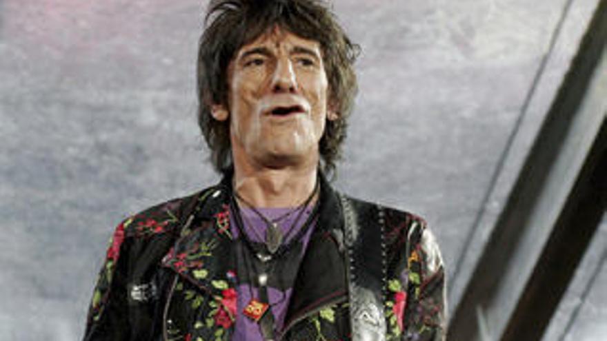 Ron Wood durante un concierto con los Rolling Stones