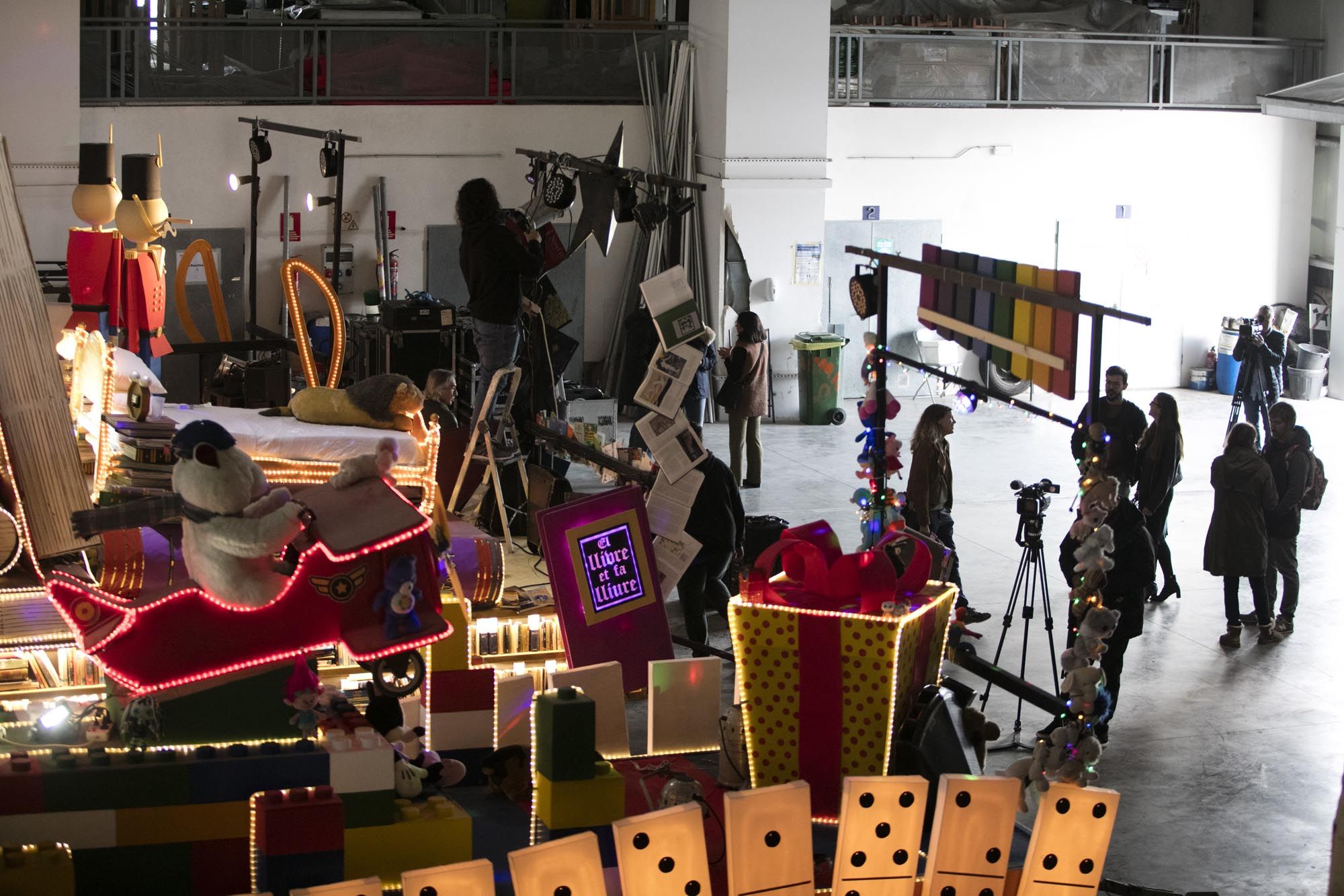 Preparativos de la cabalgata de los Reyes Magos de Ibiza