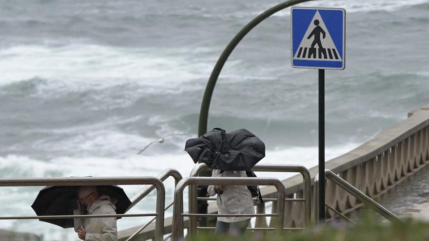 Alerta por temporal en Galicia: las rachas de viento ya superan los 110 km/h