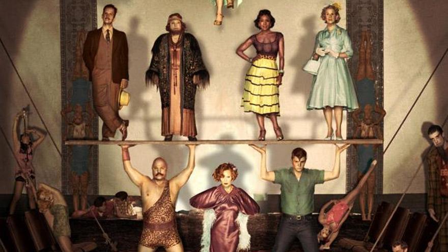 El cartel de &#039;American horror story: Freak Show&#039;.