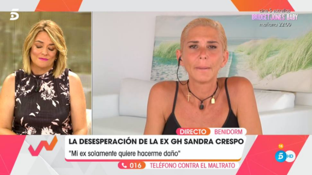 Sandra Crespo acudió a 'Viva la Vida' para denunciar la falta de contacto con sus hijos.