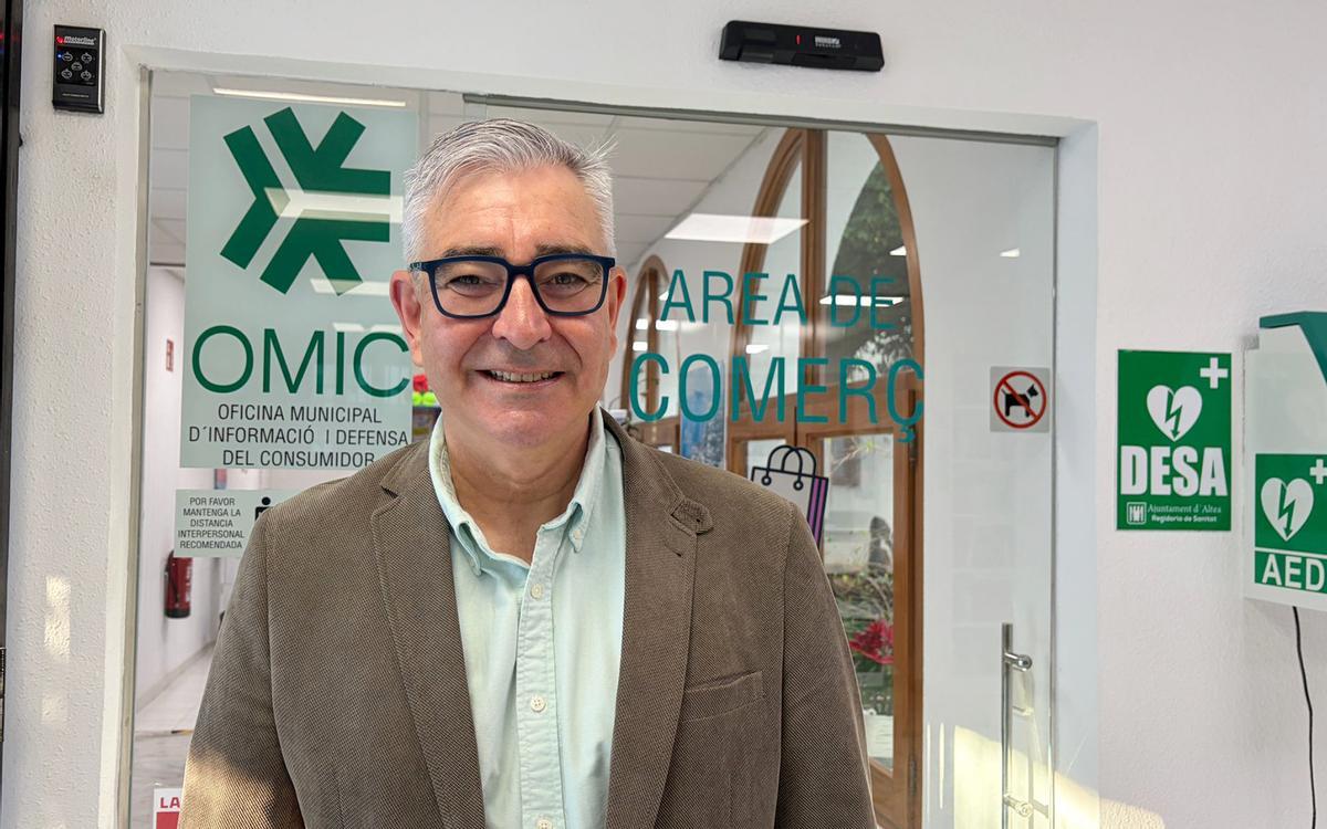 Jose Maria Borja, concejal de Comercio de Altea