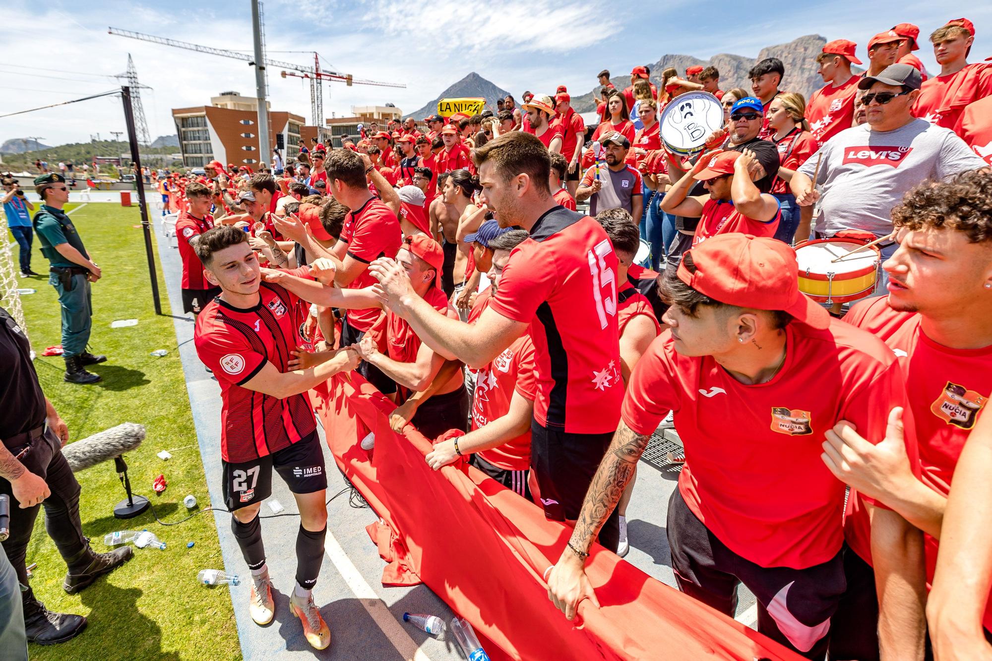 Un empate valía al Intercity en La Nucía para lograr el ascenso directo a Primera RFEF como campeón del grupo 5 de Segunda RFEF. Y un punto lograron los hombres dirigidos por Gustavo Siviero, en un ejercicio de resistencia y orden defensivo