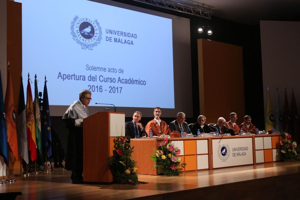 El acto oficial que ha tenido lugar en la Escuela de Ingenieros Industriales de la Universidad de Málaga