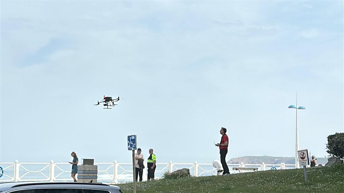 Un dron de Emergencias.